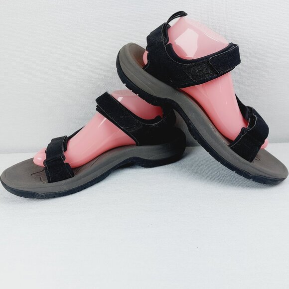 Teva Men\'s Black Gray Holliway Sport Outdoor Water Trekking Sandal Size 10 main image 11